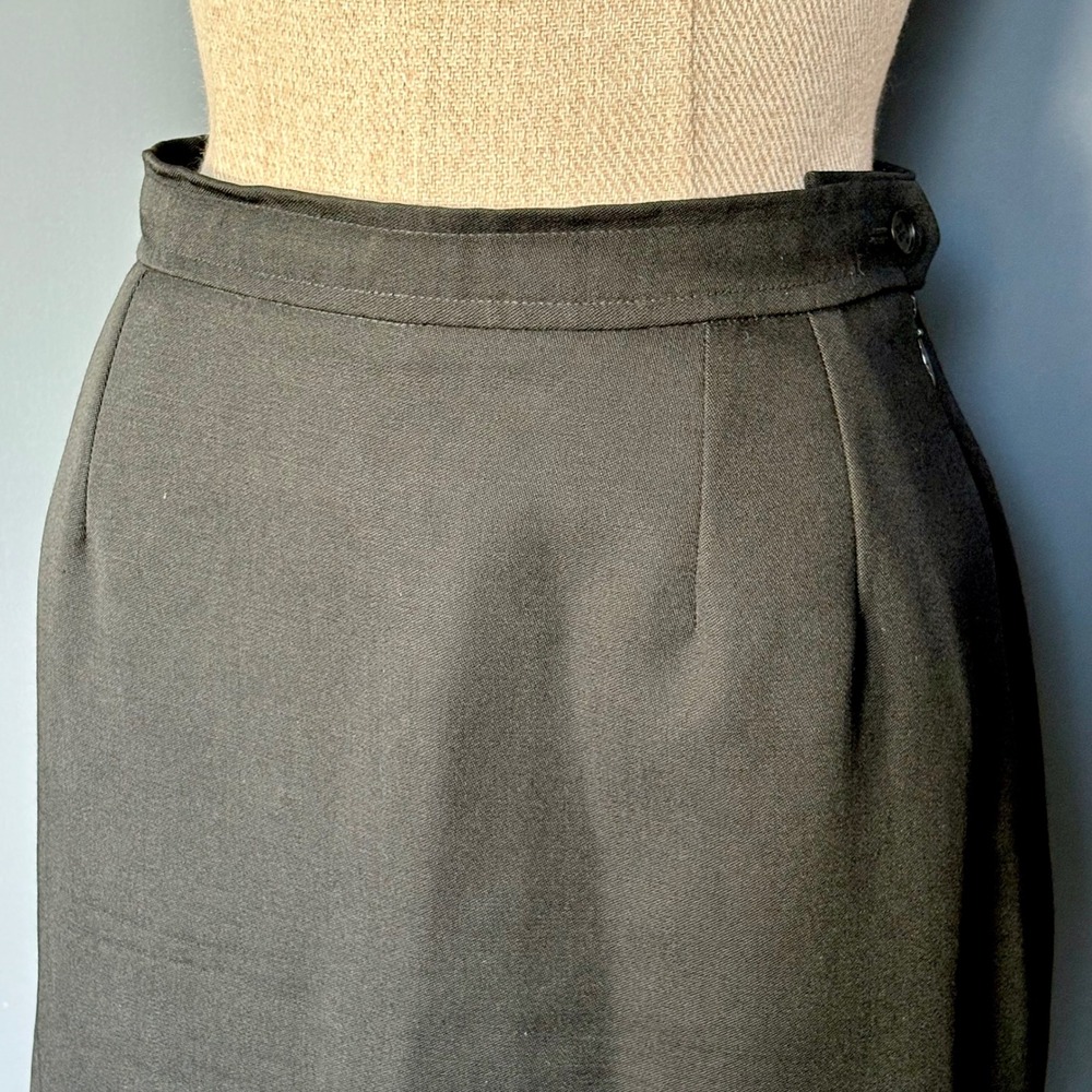 Vintage Yves Saint Laurent 'Rive Gauche' Tailored Pencil Skirt - Made in France